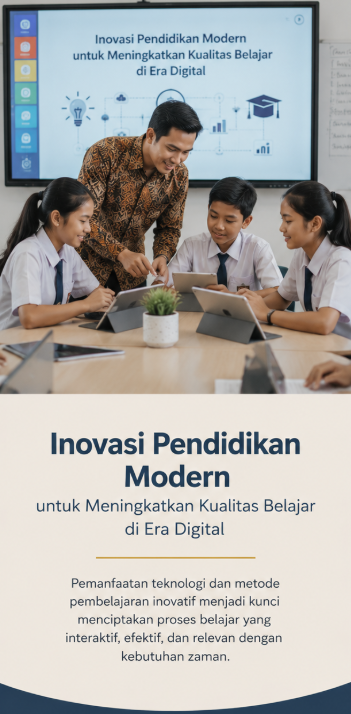Inovasi Pendidikan Modern untuk Meningkatkan Kualitas Belajar di Era Digital